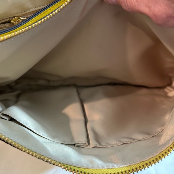 Coach Madison Pinnacle Lily Yellow Python Embossed Leather Hobo Shoulder Bag - Picture 15 of 16